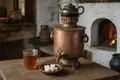 Russian samovar tea