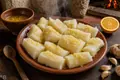 Yuca with garlic-citrus sauce