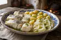 Salt cod with potatoes
