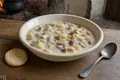 New England clam chowder