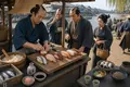 Hanaya Yohei Invents Nigirizushi in Edo