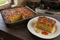 Caribbean macaroni pie