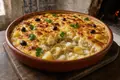 Portuguese salt cod with cream