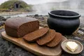 Icelandic geothermal rye bread
