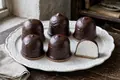 Danish chocolate-coated marshmallow cakes