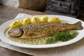 Trout in Riesling sauce