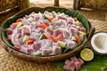 Samoan raw fish with coconut cream