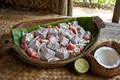 Tongan raw fish with coconut cream