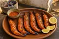 Mozambican piri-piri prawns