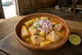Ecuadorian tuna and yuca soup