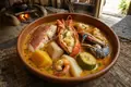 Honduran seafood soup