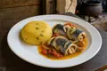 Flying fish with cou-cou
