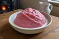 Berry semolina mousse