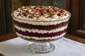 Latvian rye-bread and berry trifle