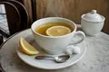 Mate tea with lemon