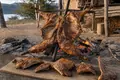 Patagonian spit-roasted lamb