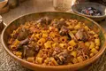 Mbakbaka with meat