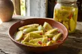 Caribbean pickled green mango