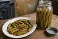 Pickled okra