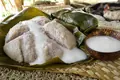 Tuvaluan pulaka or breadfruit pudding