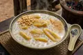 Vietnamese banana tapioca pudding