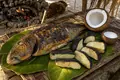Marshallese fire-roasted fish