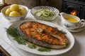 Norwegian grilled salmon