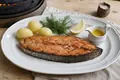 Swedish grilled salmon