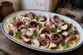 Portuguese octopus salad