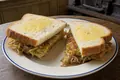 New Zealand whitebait sandwich