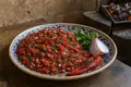 Spicy tomato-pepper relish