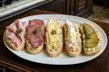 Open-faced sandwich