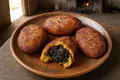 Stuffed plantain fritters