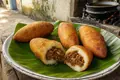 Yuca fritter with meat