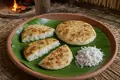 Papua New Guinean sago pancake
