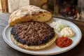 Serbian grilled meat patty