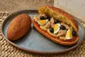 Tunisian fried sandwich