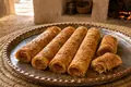 Kuwaiti cinnamon wafer rolls