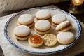 Serbian vanilla jam cookies