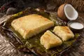 Vanuatu cassava-coconut pudding