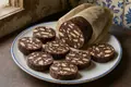 Portuguese chocolate salami