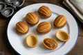 Walnut-shaped filled cookies