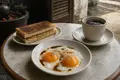 Singapore soft-boiled eggs