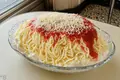 Spaghetti ice cream