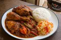 Haitian stewed chicken