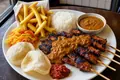 Dutch-Indonesian chicken satay