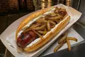 Seattle cream-cheese hot dog