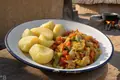 Potatoes with chakalaka