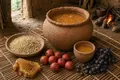 Mixed fermented beverage of rice, honey and fruit